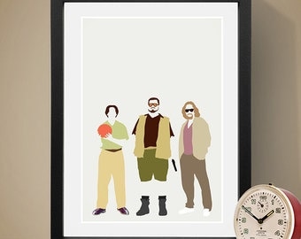 The Big Lebowski Poster, Movie Poster, People, Art Print, Film Poster