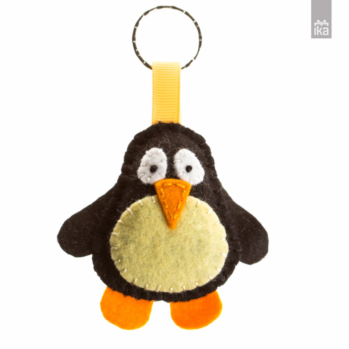 stuffed penguin keychain