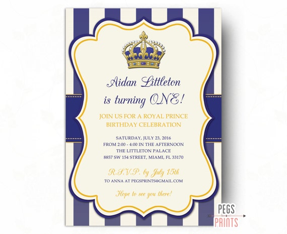 Royal Prince Invitations 3