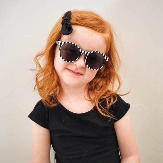 Black Bow Baby Hair Clip Bow: Knotty Gal Hair Clip or Infant Headband