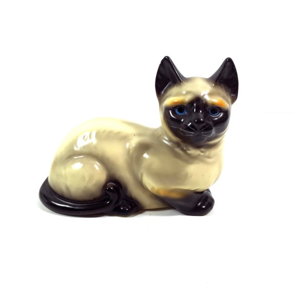 ceramic siamese cat made in japan