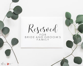 Printable Reserved Sign. Wedding Reserved Sign. Reserved Signs For Wedding. Reserved Sign Wedding. Reserved For Family Sign. Reserved Sign.
