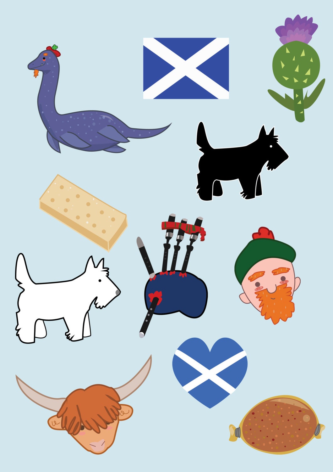 Scotland Clipart Scottish Clip Art Loch Ness By