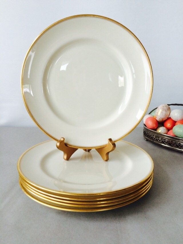 Vintage Lenox China Plates 86 pattern dinner