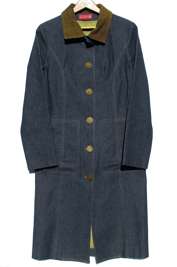 blue jean duster