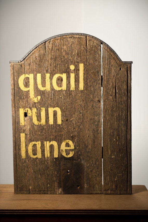 Vintage Wooden Cape Cod Street Sign