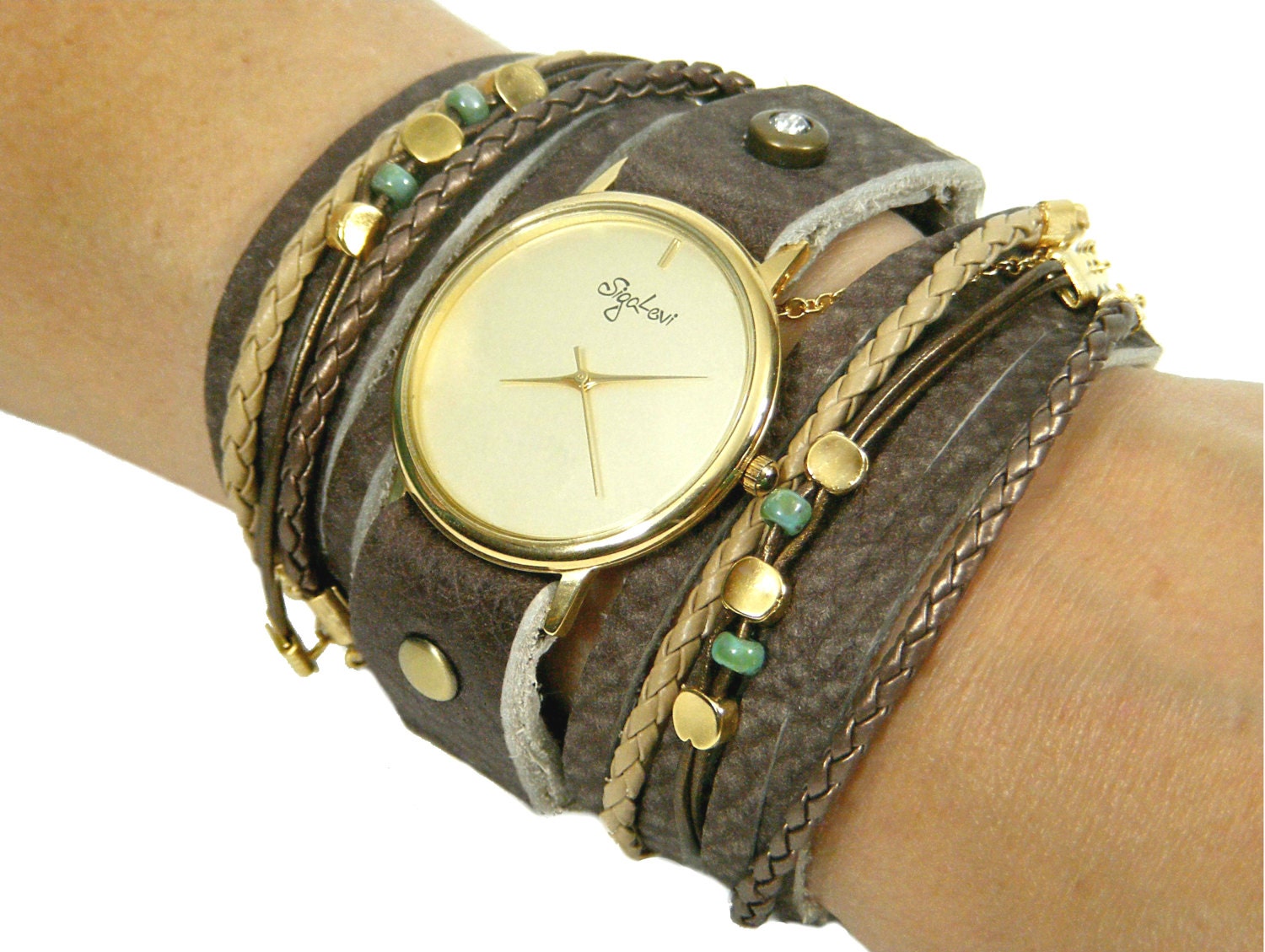 Womens leather bangle watches for women Womens leather bangle watches for women