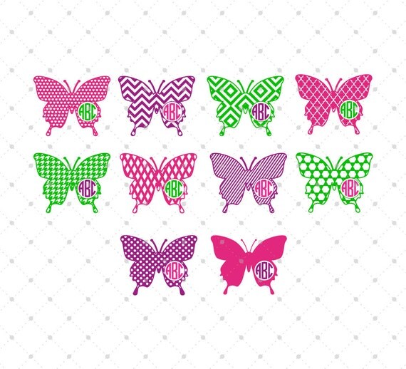 Free Free 146 Butterfly Monogram Svg Free SVG PNG EPS DXF File