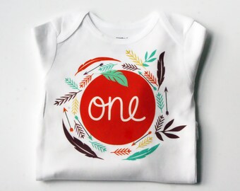 Boho Birthday Onesie, First Birthday Shirt, Bohemian baby Onesie, 1st Birthday Onesie, 1st Birthday Shirt, Birthday Onesie, Baby Birthday