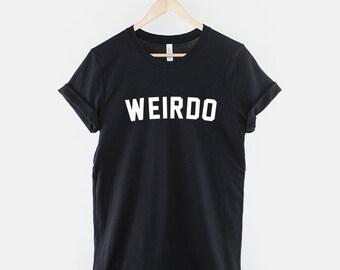 Weirdo Slogan Streetwear T-Shirt