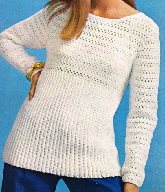 free crochet pattern for womens sweaters