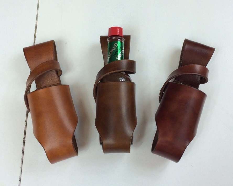 Leather Hot Sauce Holster 5oz