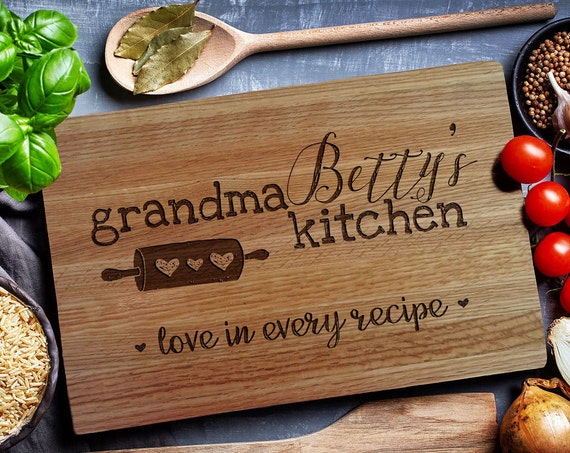 GRANDMA KITCHEN Custom Cutting Board Personalized cutting