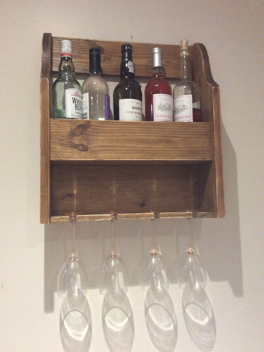 vintage wine rack