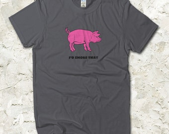 I'd Smoke That, Boyfriend Gift, BBQ Shirt, Grilling Shirt, Funny BBQ Gift, Dad Shirt, Gift For Chef, Gift For Cook, Grill Master Shirt