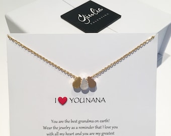 Mother gift - grandmother gift grandma necklace nana necklace nana gift gift for grandma gift for mommy mommy necklace