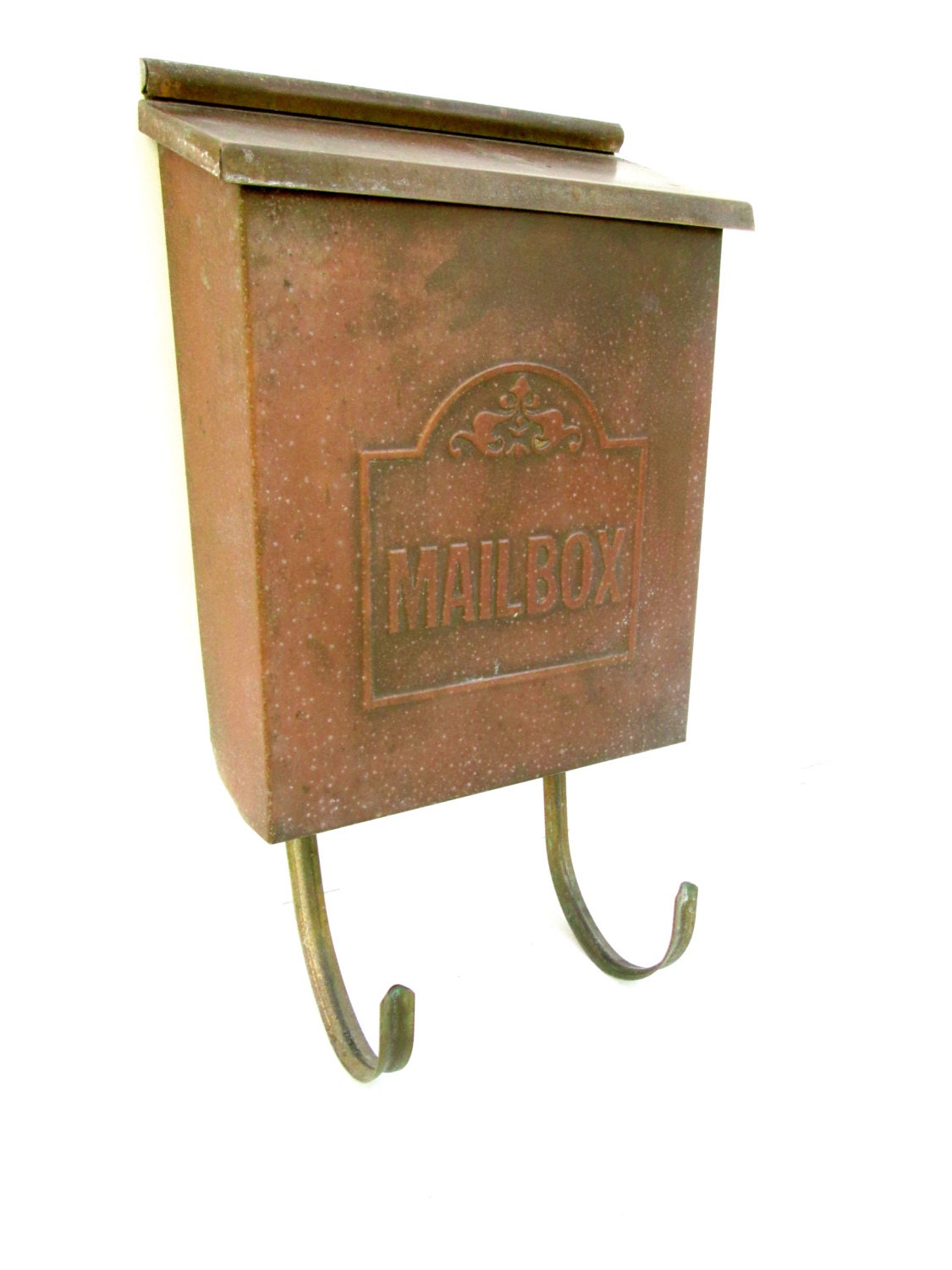 Vintage Copper Wall Mount Mailbox Patina Brass Rustic   Il Fullxfull.1037567300 Hpc4 