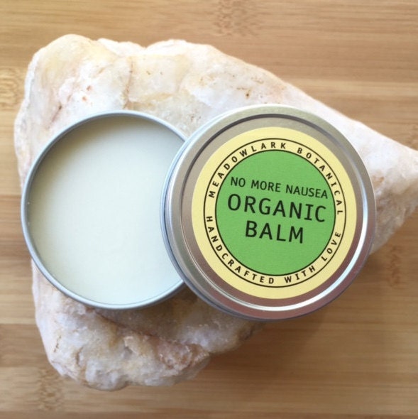 Organic Nausea Balm w. Mint Ginger New Mom Gift