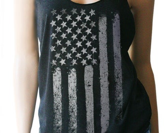 American Flag Tank Top. Country Music Shirt. Country Music. Festival Clothing. Stars and Stripes. Music Festival. Memorial day. 4th of July