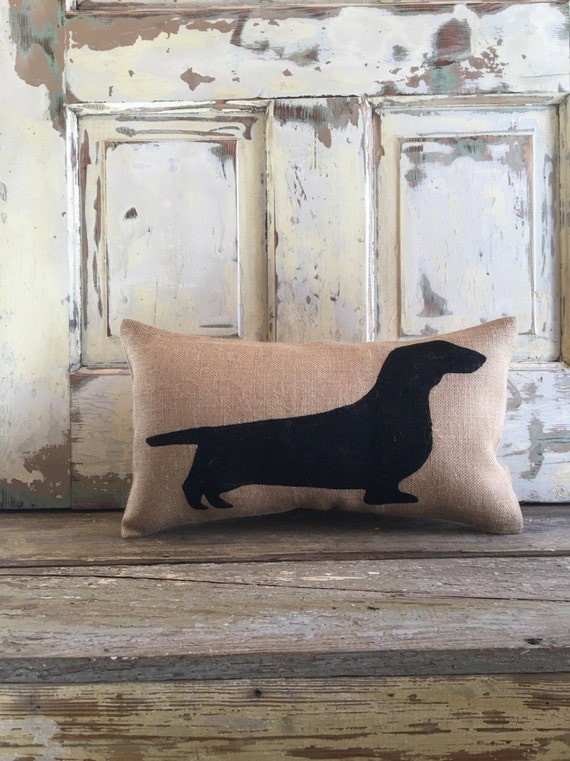 wiener dog pillow case