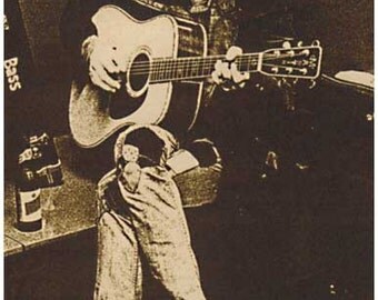 Neil Young Sepia Rare Poster