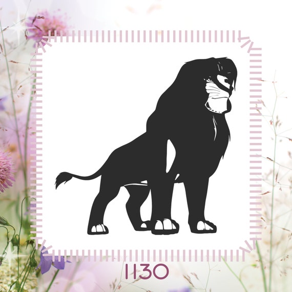 Lion King Stencil or Wall Decal
