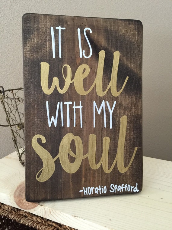 It is well with my soul Horatio Spafford by QuirkyOwlCreations
