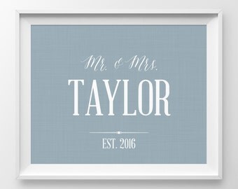 Newly Engaged Gift Anniversary Gift For Newlyweds Gift For Anniversary His And Hers Prints Gift For Her Newlywed Gift Anniversary Keepsake