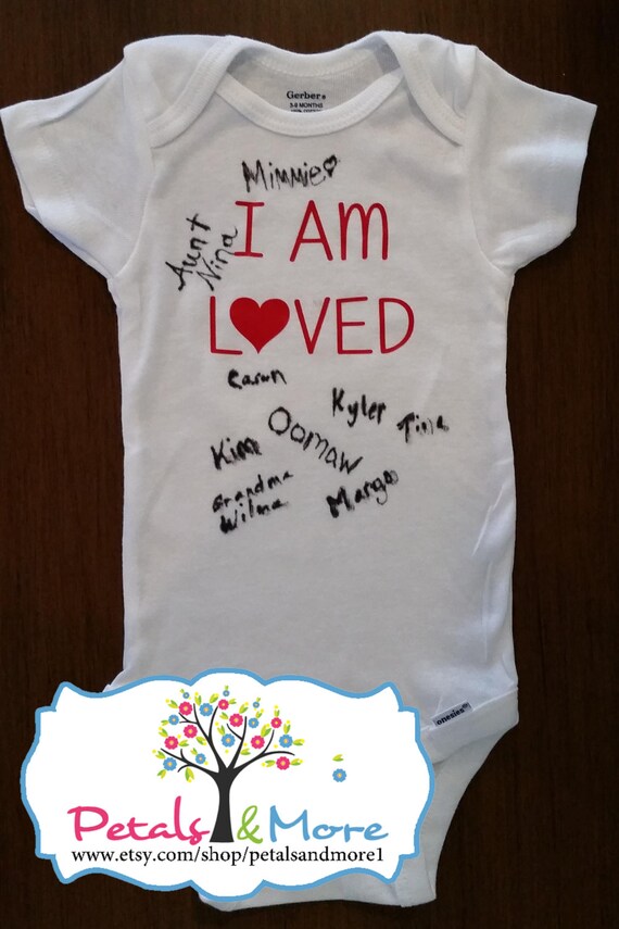 I Am Loved Baby Onesie