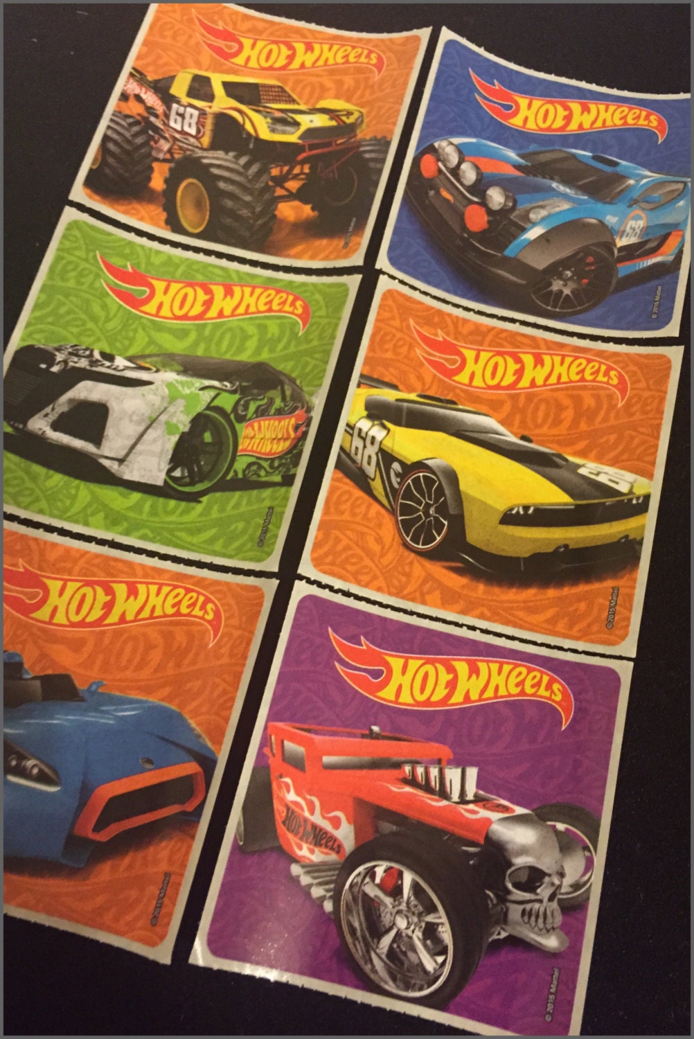 hot wheels stickers party favours reward charts for