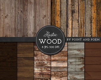 Wood Digital Paper, Rustic wood texture background, old, distressed texture, scrapbooking, blog, wedding - Commercial Use