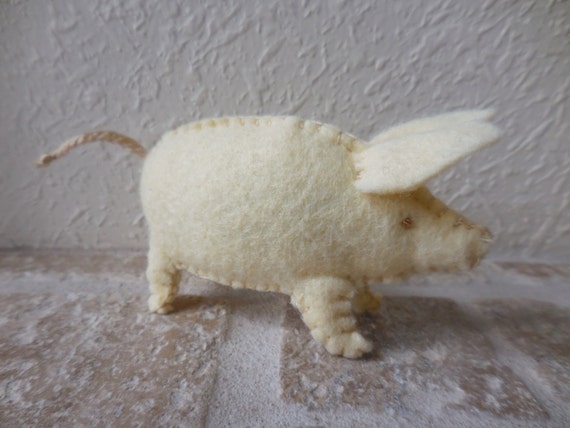 small stuffed pig