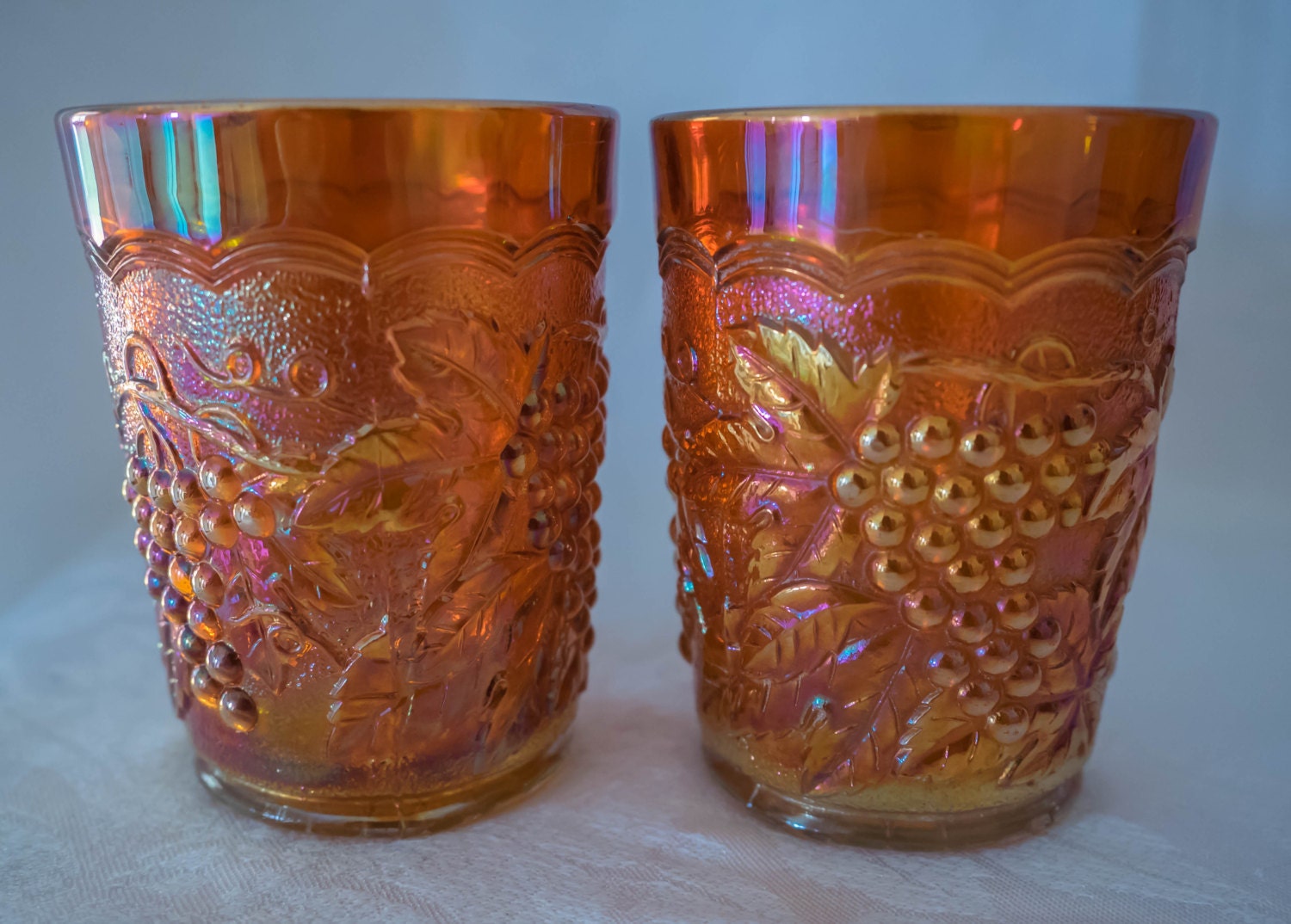 Vintage Imperial Glass Co Marigold Carnival Glass