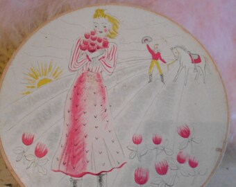 1940's Richard Hutnut Powder Box *Yanky Clover*