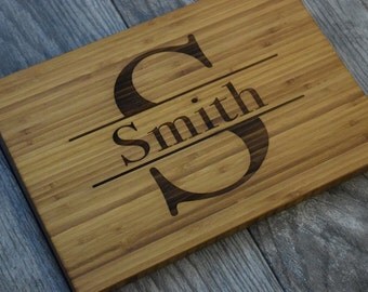 Monogram Last Name Cheese Board, Monogram Cheese Board, Personalized Cheese Board, Custom Cheese Board, Engraved CheeseBoard
