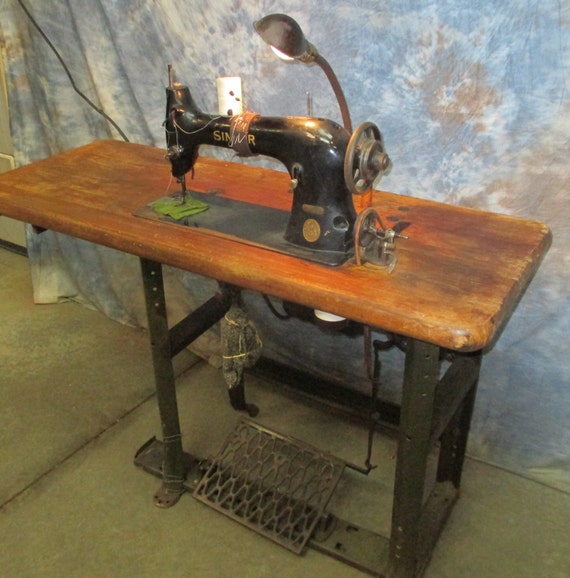 1902 Singer Model 31 Tailor Sewing Machine Table by TheOldGrainery