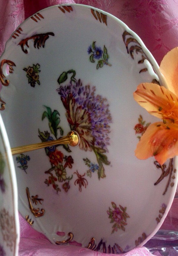 Tea Time Gift for Mom Tiered Tray 3 tier by HighfieldWildRose