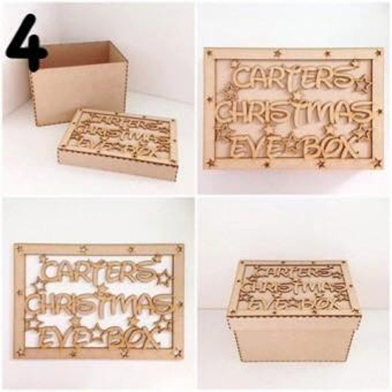 Personalized Wooden Christmas Eve Box - other styles available