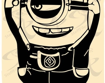 0358_MINIONS_Vector_minions,SVG,DXF, AI, png, eps, jpg,Silhouette,Download files, Digital, graphical