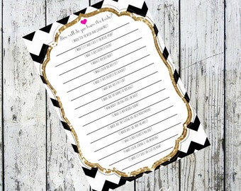 Inspired by Kate Spade How Well do you know the Bride Bridal Shower Game*Digital Listing*
