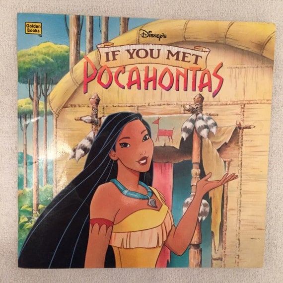 Vintage Disney Pocahontas Story Book