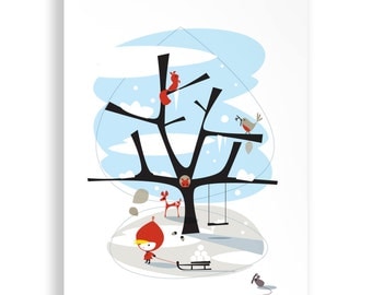 A4 Winter Season Print