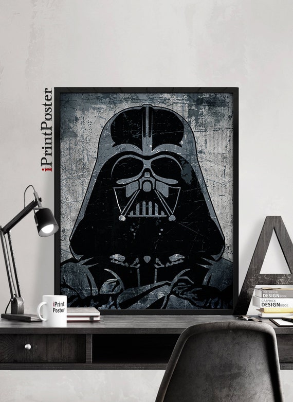  Star  wars print  Darth Vader Darth Vader poster Darth