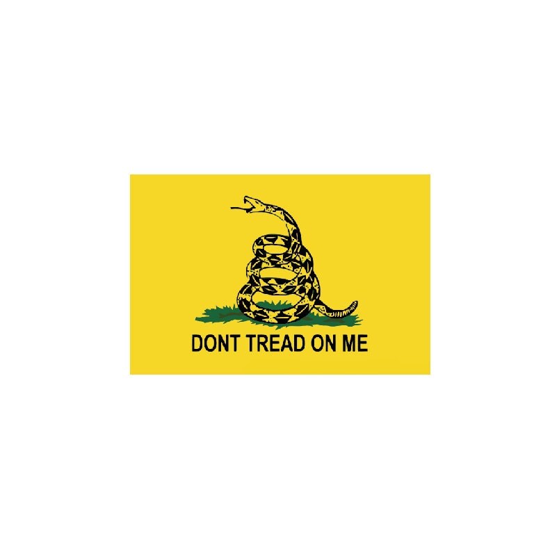 Don't Tread On Me Decal Vinyl or Magnet Bumper Sticker