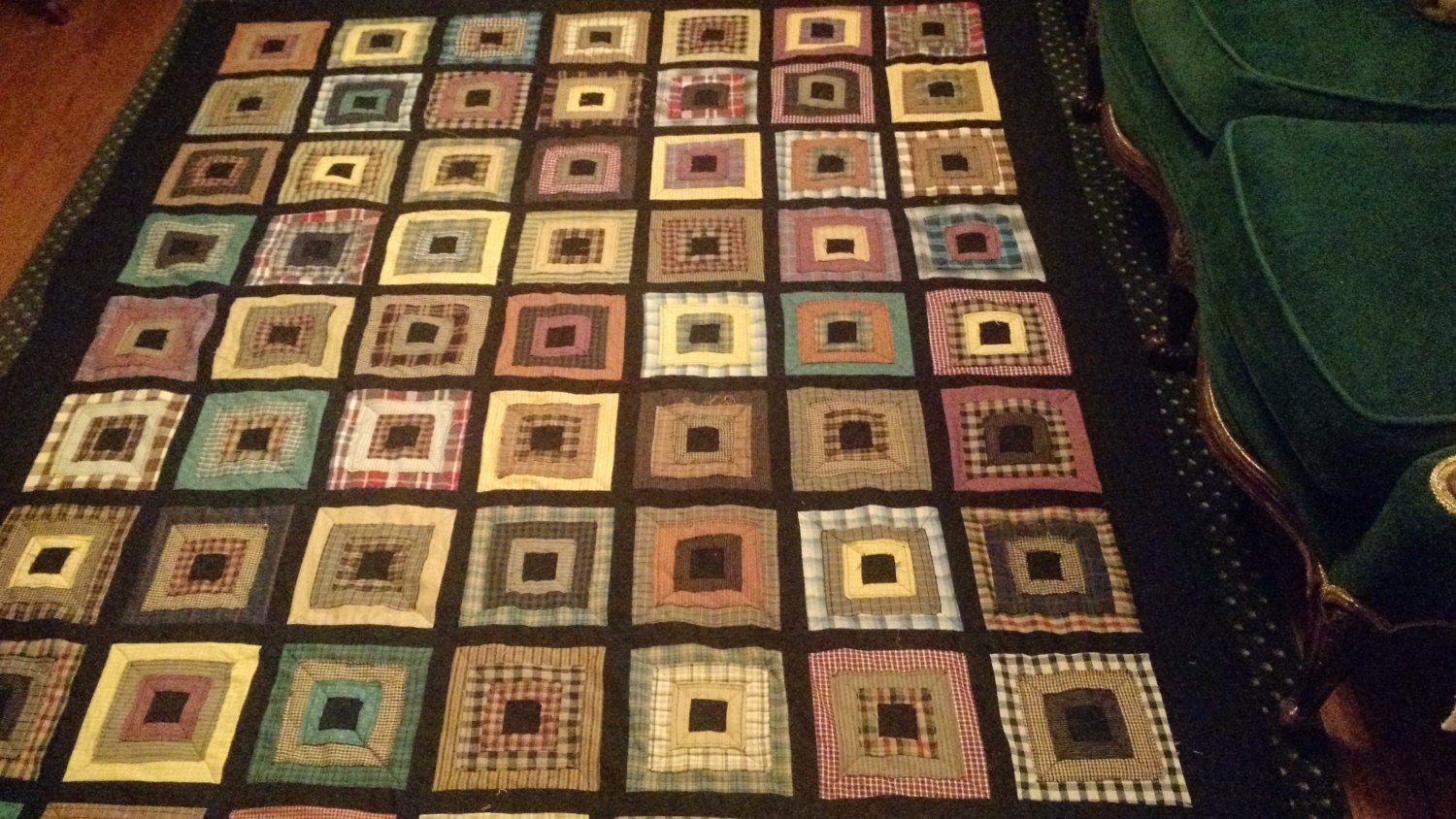 Tattered Pioneer Quilt by KayKaysQuiltsNCrafts on Etsy