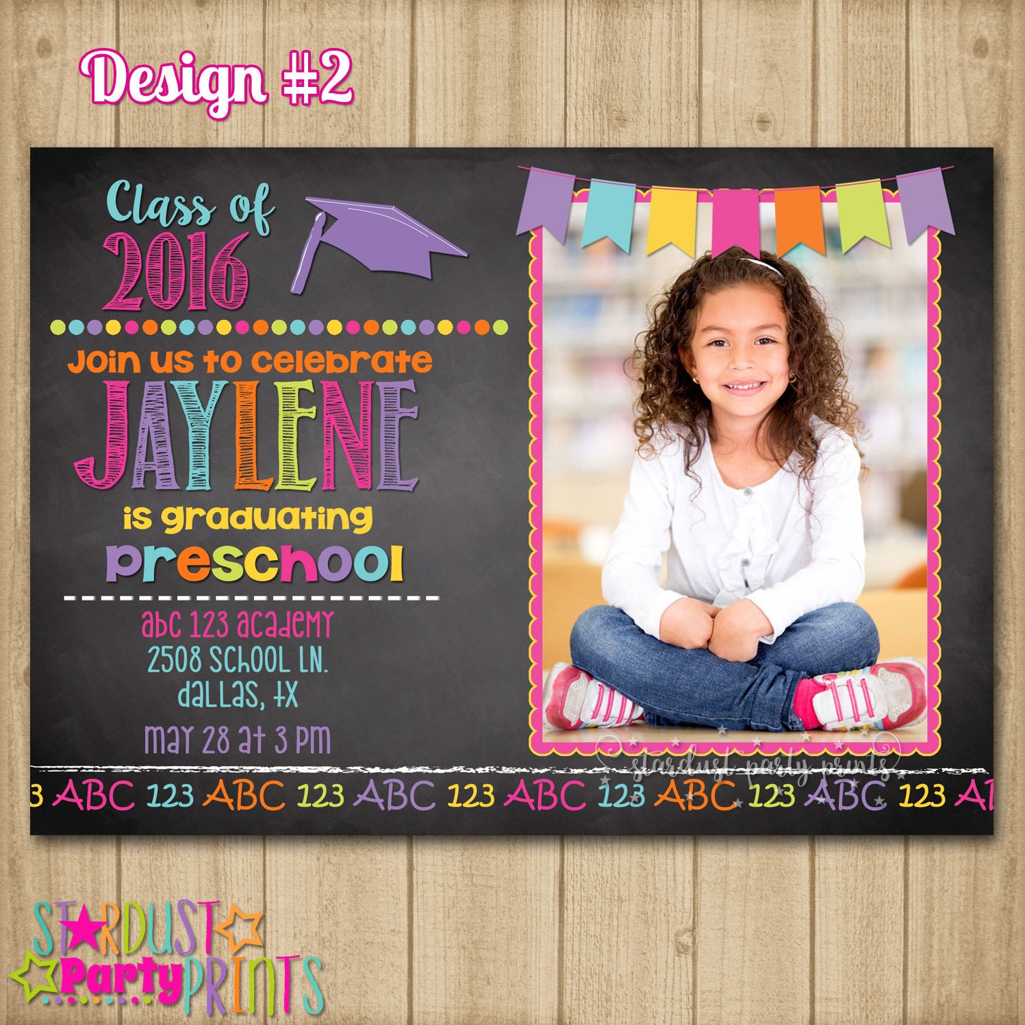 kinder graduation invitation preschool graduation invitation
