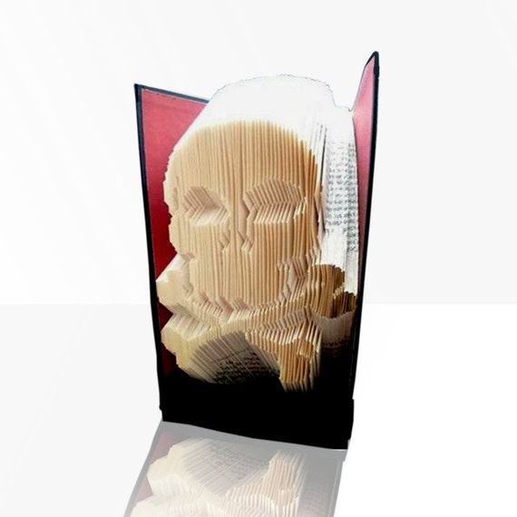 Book Folding Pattern Bookami Skull Crossbones 525 Book Folding Pattern Bookami Skull Crossbones 525