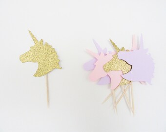 Unicorn Cupcake Topper, Unicorn Party, Unicorn First Birthday, Unicorn 1st Birthday, Unicorn Party Decorations, Unicorn Party Supplies