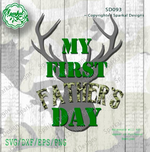 Download Hunting My First Father's Day SVG Quote Cutting file Baby