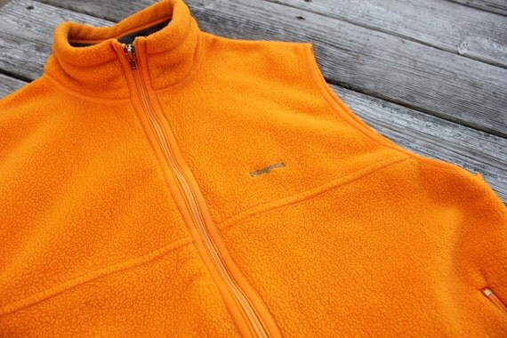 patagonia orange fleece